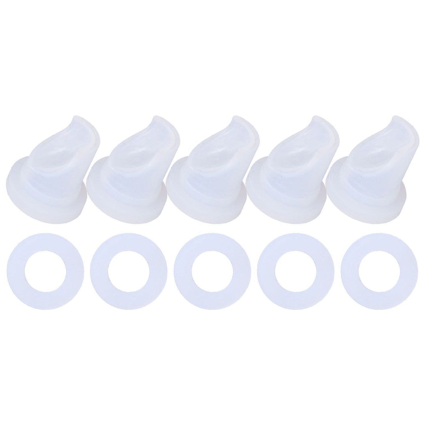 D Coupler Gas Check Valve Beer Line Washer Gasket No Leakage Odorless Beer Keg Coupler Accessories for Sankey Coupler