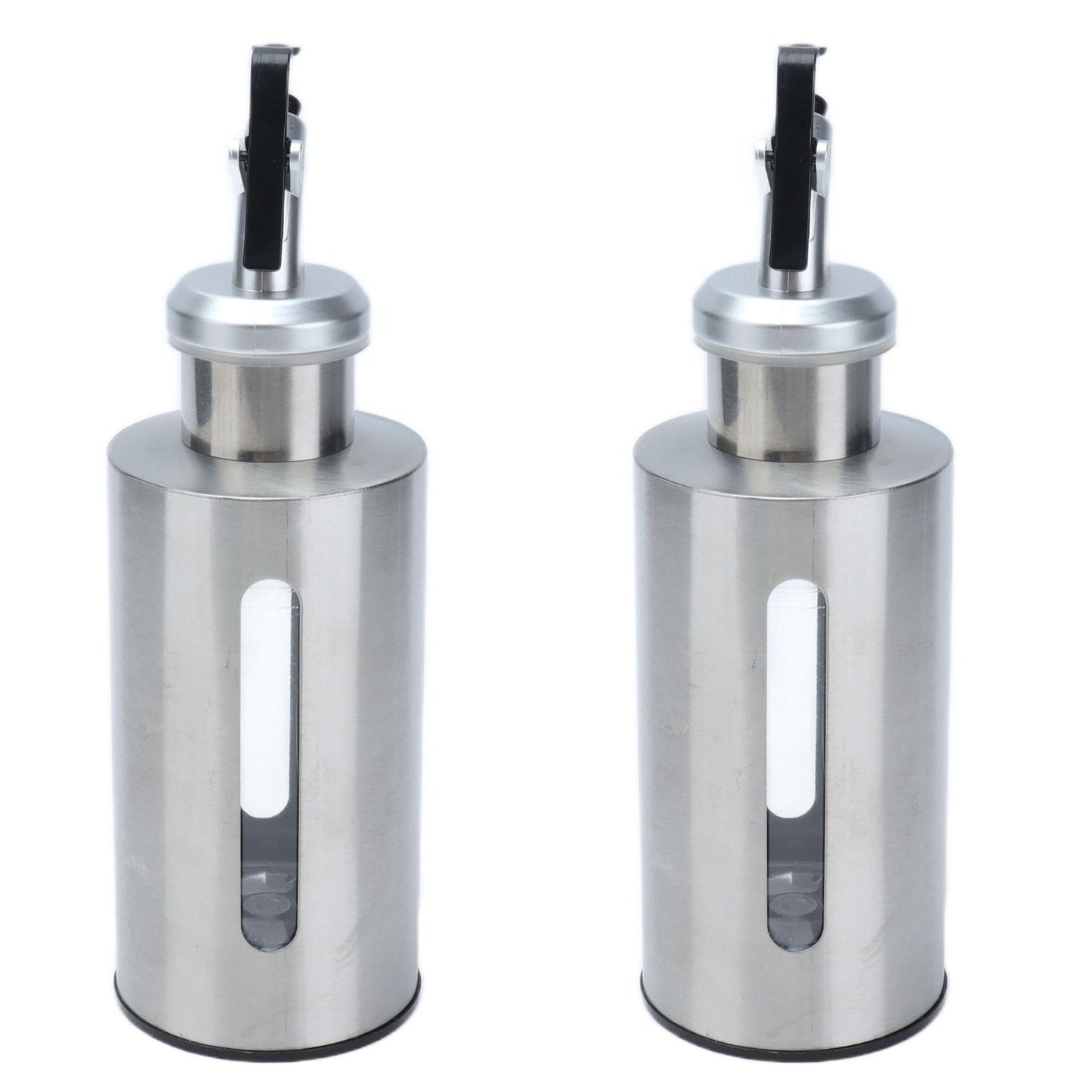 Oil Dispenser Bottle Stainless Steel Easy Refill and Cleaning Modern Olive Oil Dispenser for Vinegar Sauce190ML