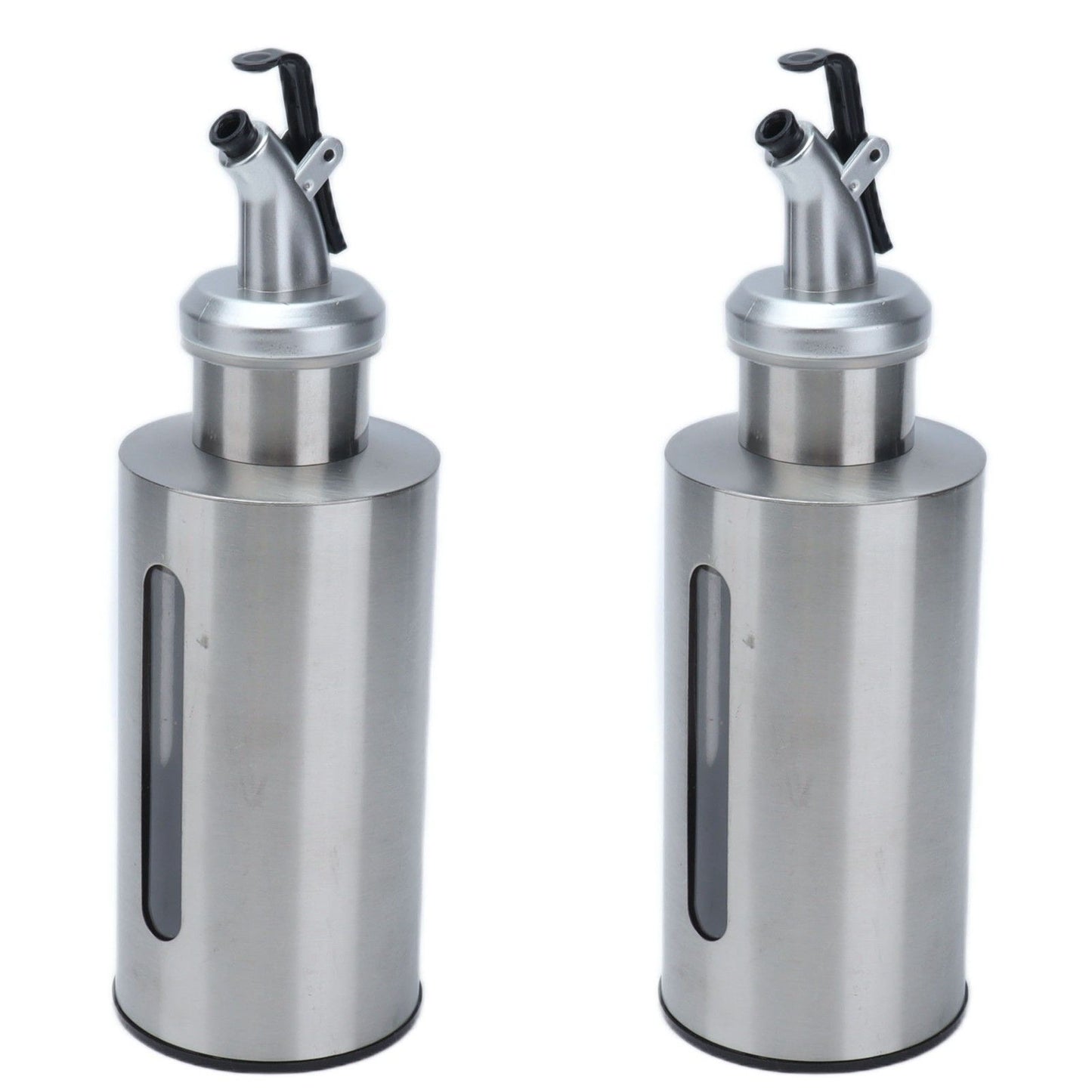 Oil Dispenser Bottle Stainless Steel Easy Refill and Cleaning Modern Olive Oil Dispenser for Vinegar Sauce190ML