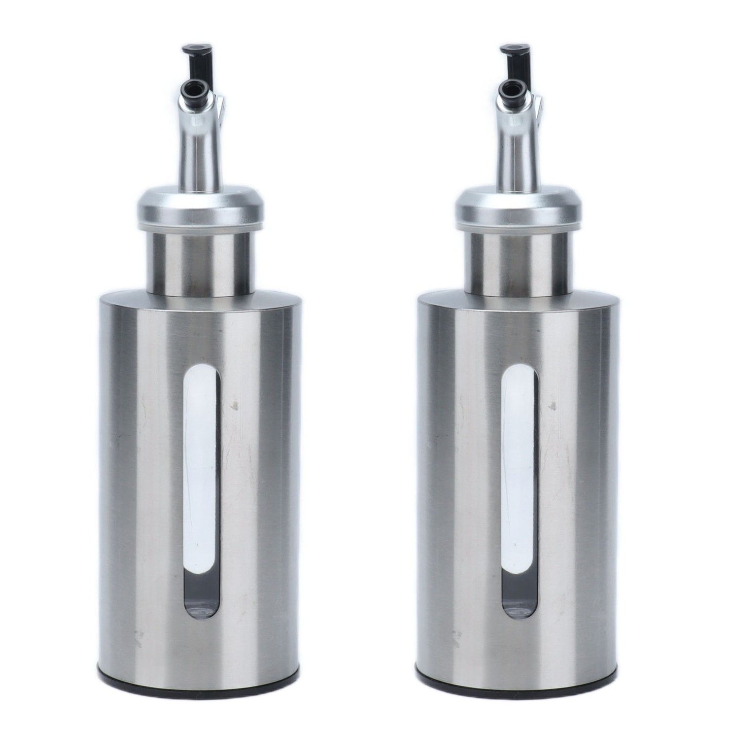 Oil Dispenser Bottle Stainless Steel Easy Refill and Cleaning Modern Olive Oil Dispenser for Vinegar Sauce190ML
