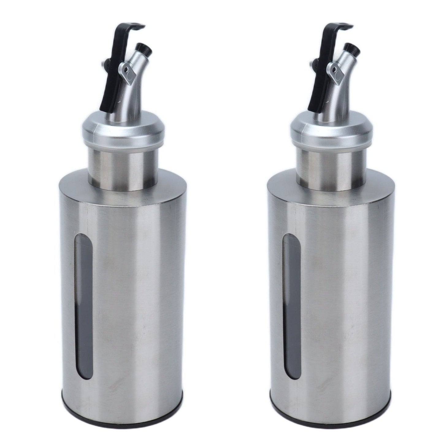 Oil Dispenser Bottle Stainless Steel Easy Refill and Cleaning Modern Olive Oil Dispenser for Vinegar Sauce190ML