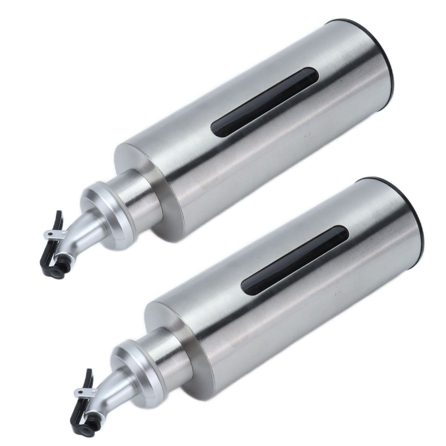 Oil Dispenser Bottle Stainless Steel Easy Refill and Cleaning Modern Olive Oil Dispenser for Vinegar Sauce290ML