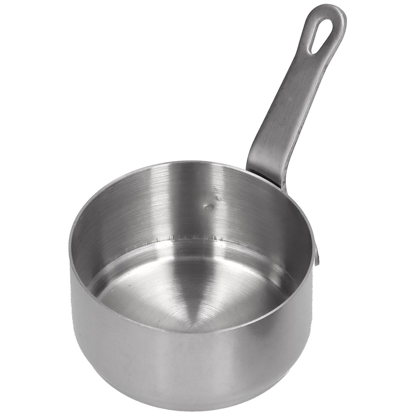 3pcs Sauce Cups Stainless Steel Sauce Dish with Handle for for Condiment Ketchup AppetizerSilver