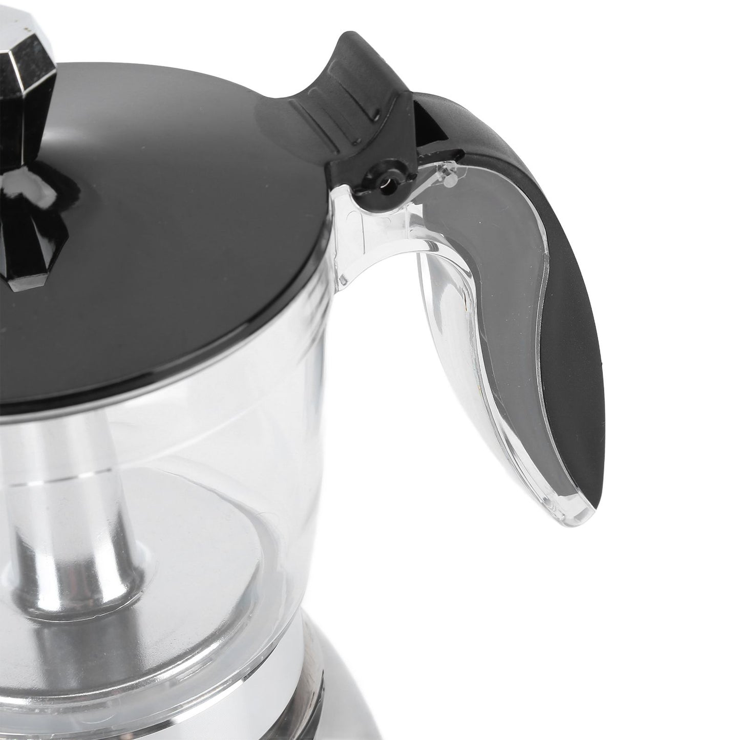 6 Cups Stainless Steel Coffee Pot Italian Octagonal Household Brewing Coffee Moka Pot