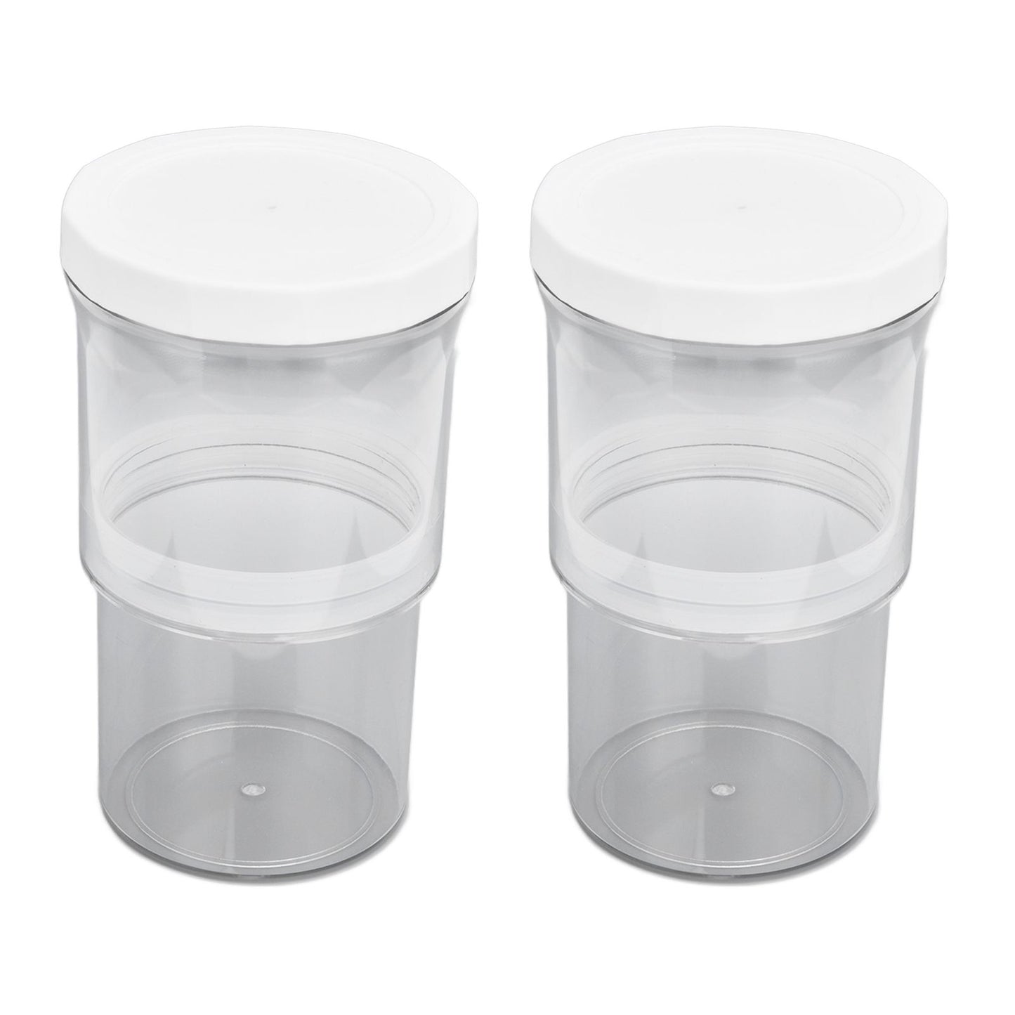 2Pcs Vacuum Container Push Type Retractable Adjustable Food Storage Box with Cover for Kitchen Home