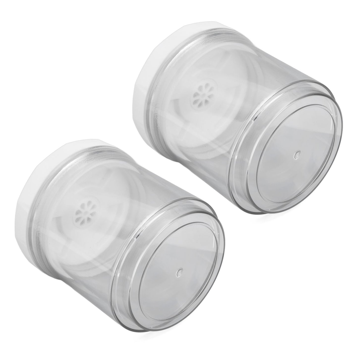 2Pcs Vacuum Container Push Type Retractable Adjustable Food Storage Box with Cover for Kitchen Home