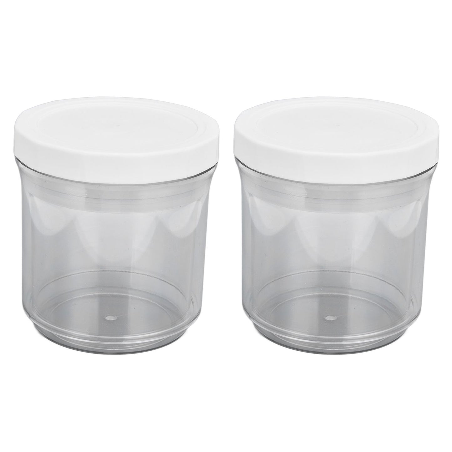 2Pcs Vacuum Container Push Type Retractable Adjustable Food Storage Box with Cover for Kitchen Home