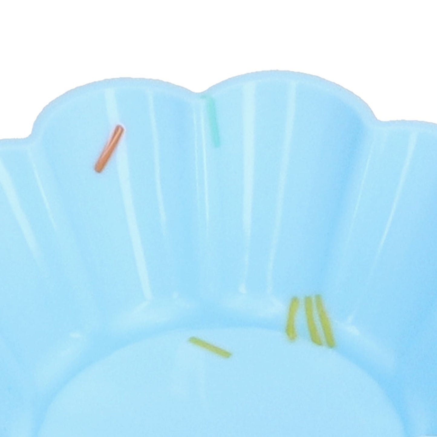 20Pcs Small Cake Cup Baking Mold Reusable Easy Clean Silicone Mini Cupcake Holders10 Petal Flower Set