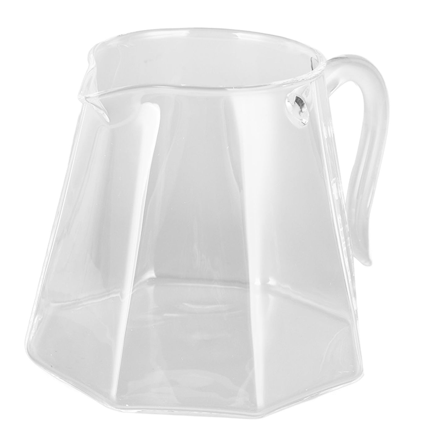 600ml Hand Drip Coffee Glass Cup with Unique Eagle Beak Handles for Making Coffee