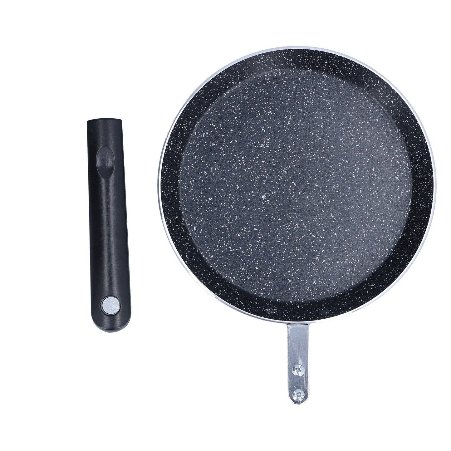 6in Frying Pan Flat Bottomed Pancake Pan Medical Stone Nonstick Frying Pan for Kitchen Induction Cooker