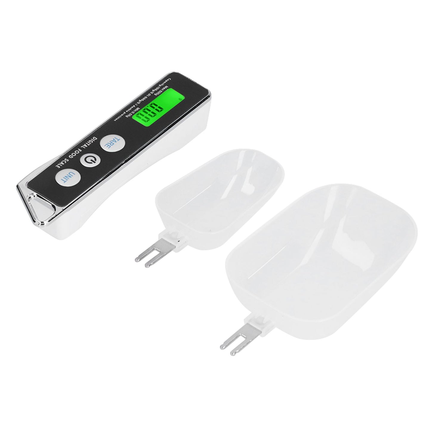 Digital Spoon Scale Household Portable Stainless Steel Kitchen Baking Scale for Flour Tea Spices 500g/0.1gBlack