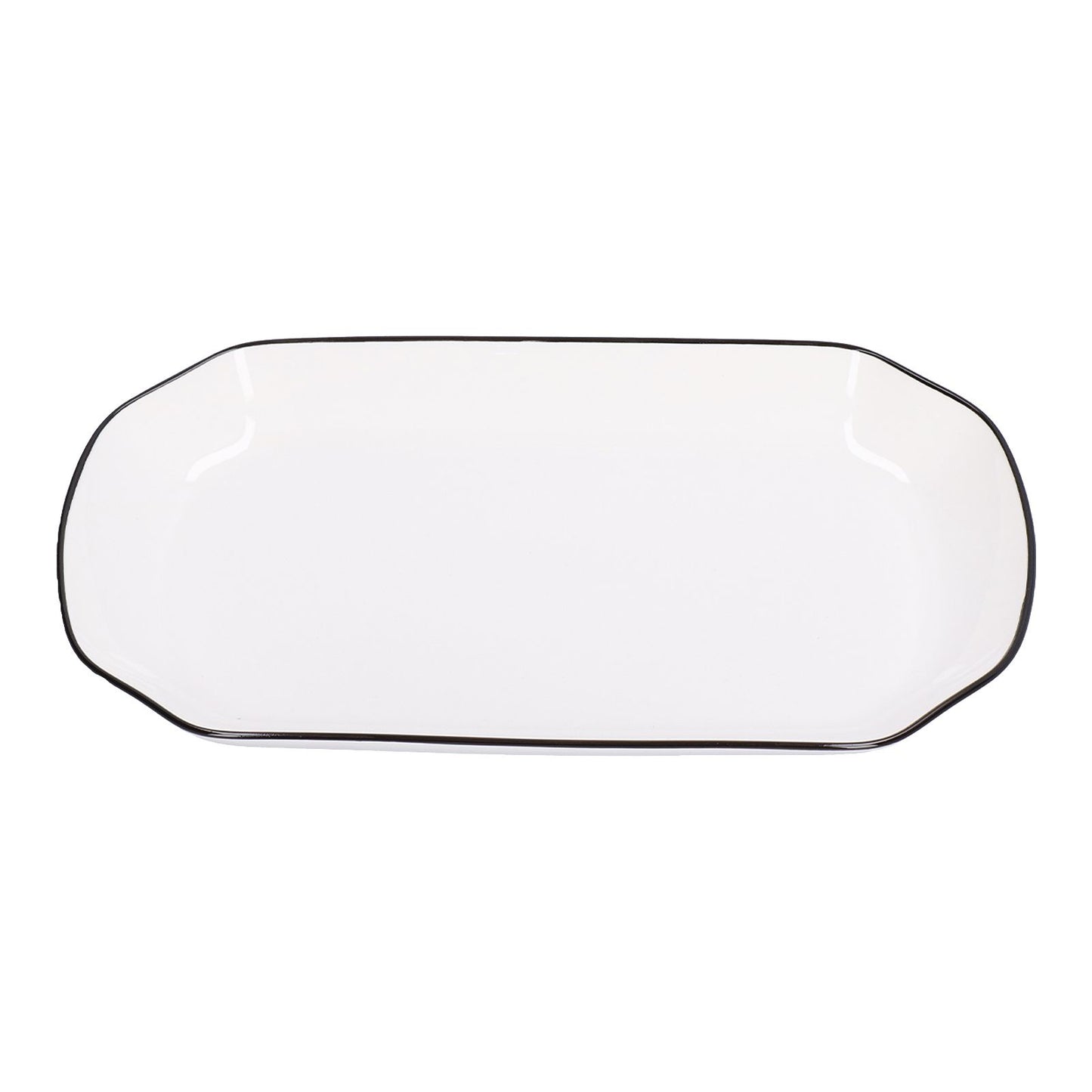 12in Dinner Plate Dish 550ml White Ceramic Noodle Soup Fish Plate Kitchen Tableware for Restaurant