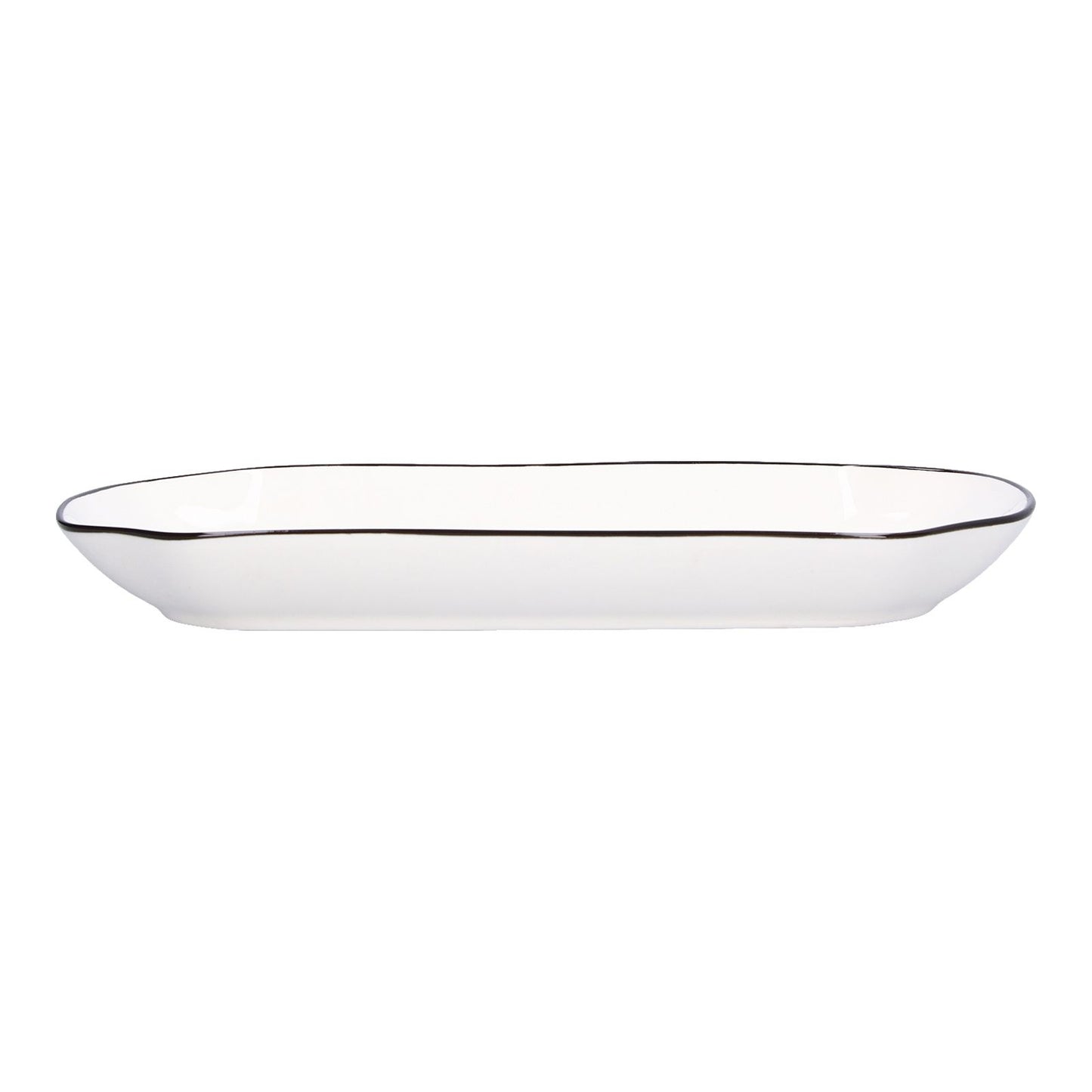 12in Dinner Plate Dish 550ml White Ceramic Noodle Soup Fish Plate Kitchen Tableware for Restaurant