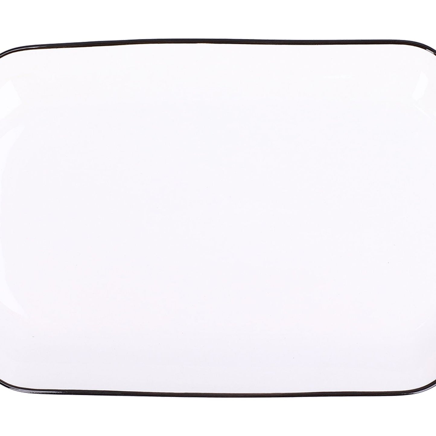 12in Dinner Plate Dish 550ml White Ceramic Noodle Soup Fish Plate Kitchen Tableware for Restaurant