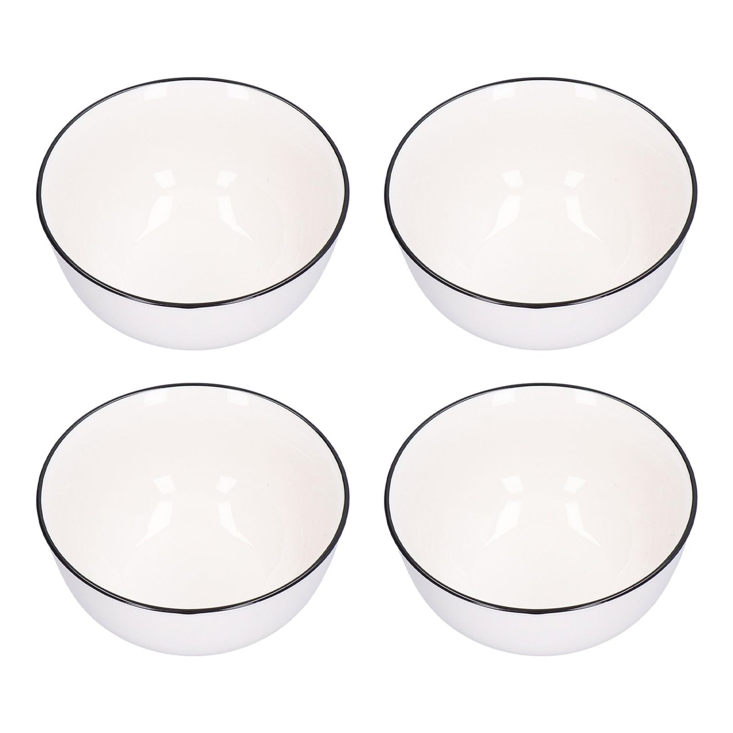 Ceramic Bowl Fine Workmanship Underglaze Colour Environmental Friendly Ceramic Serving Bowls