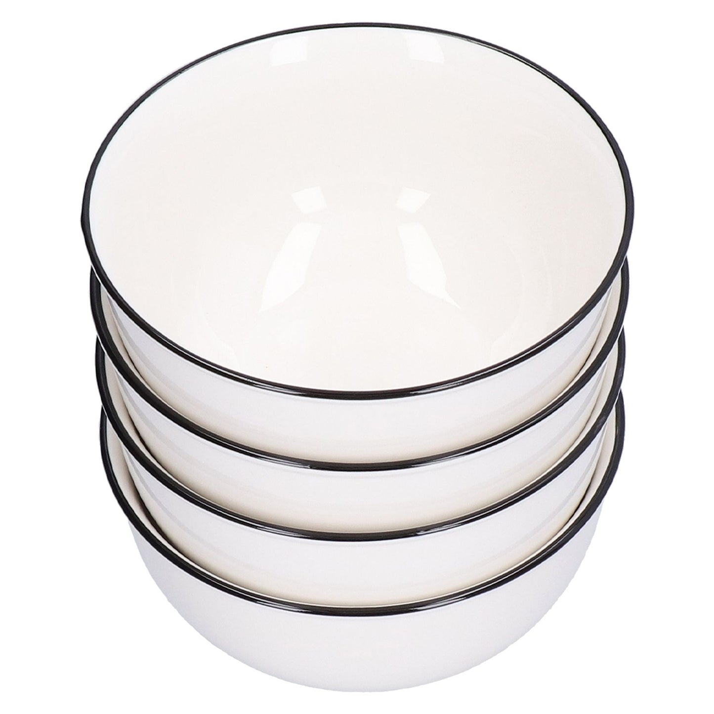 Ceramic Bowl Fine Workmanship Underglaze Colour Environmental Friendly Ceramic Serving Bowls