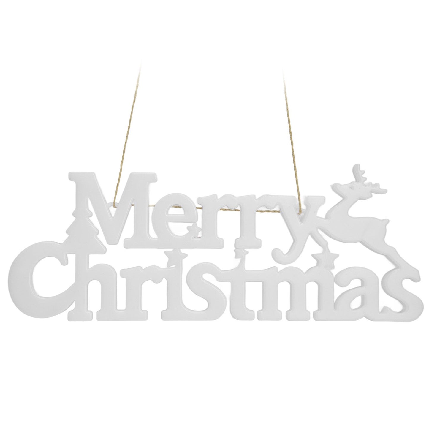 Letters Lights Christmas Fairy Lights LED Hanging Lamp with Battery Powered for Christmas Decorations