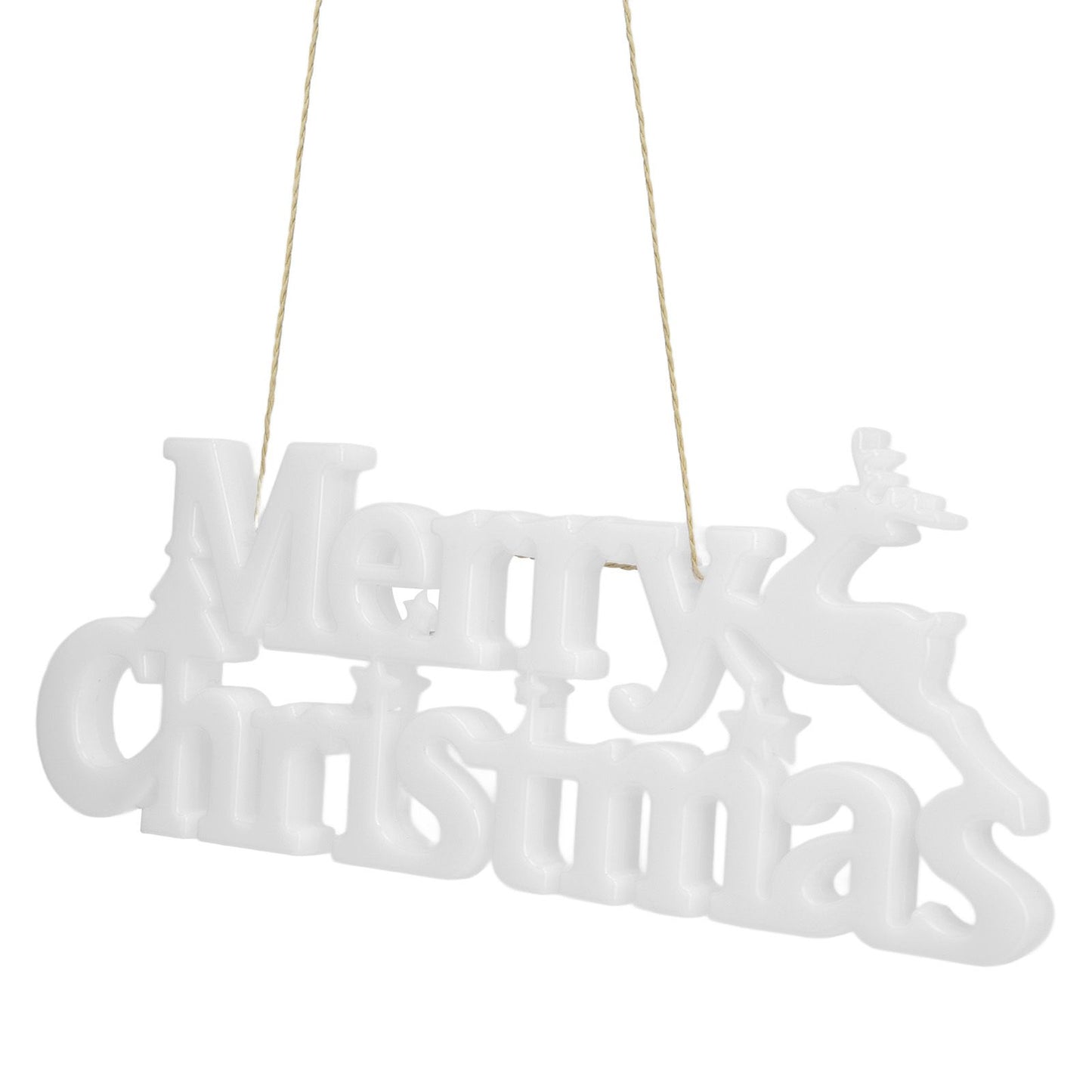 Letters Lights Christmas Fairy Lights LED Hanging Lamp with Battery Powered for Christmas Decorations