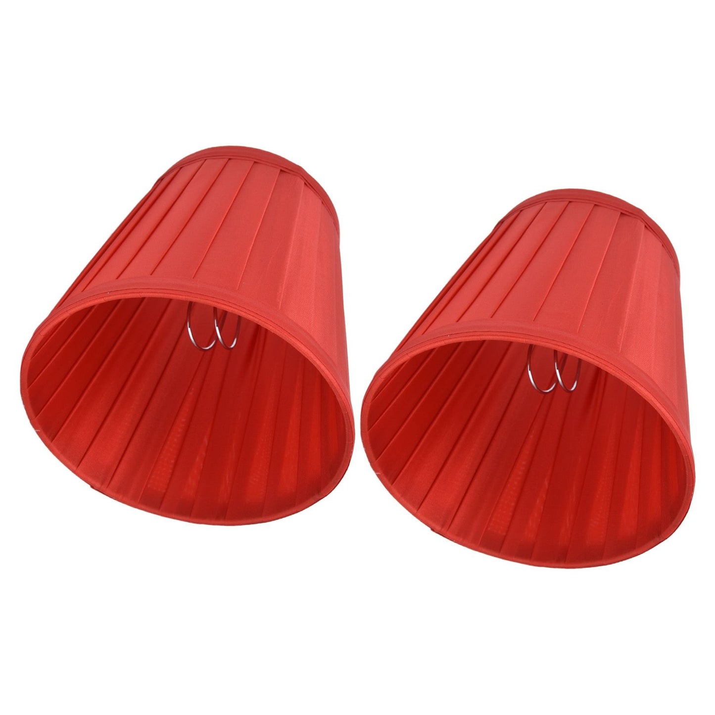 2 Pcs Double Small Lamp Shade Clip On Bulb Comfortable Material Barrel Fabric Lampshade for Table Chandelier Wall LampPX31
