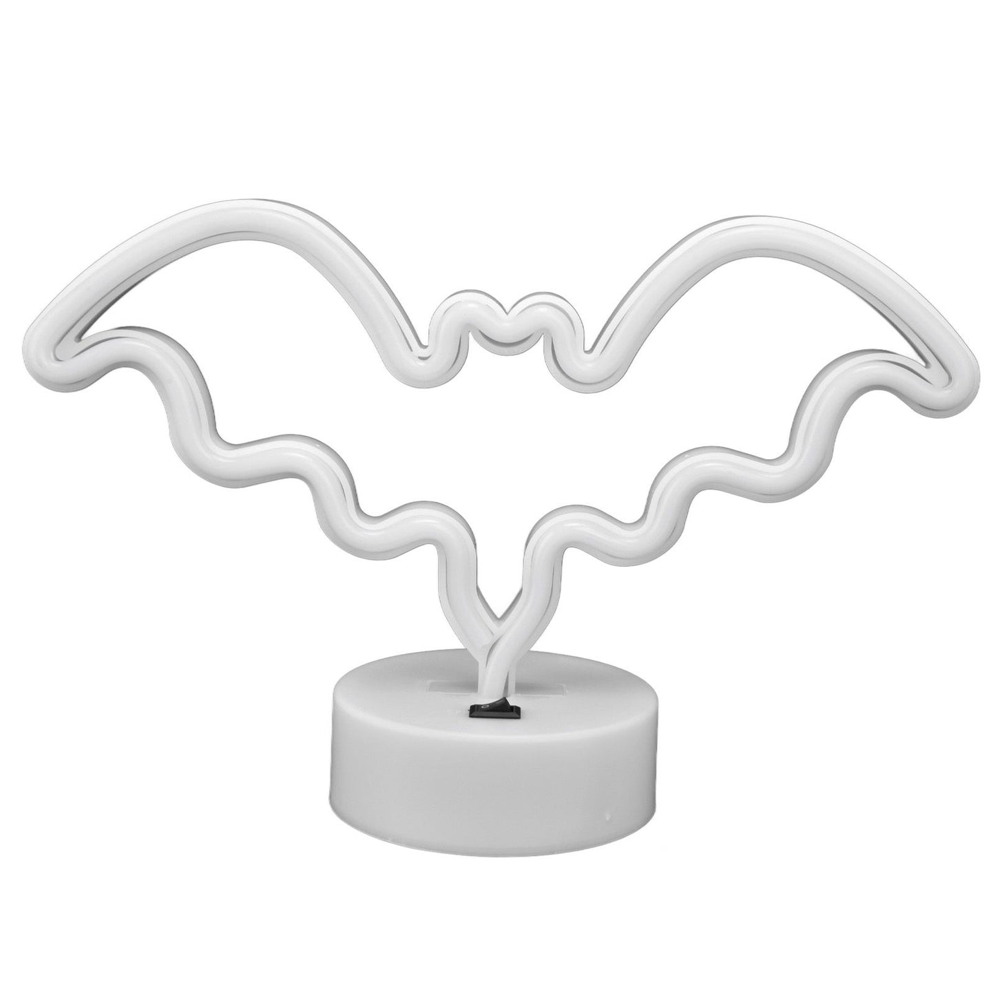 Bat Neon Signs Unique Halloween Neon Lights Decorations with Base USB Or Battery Operated for Bedroom Bar Festival