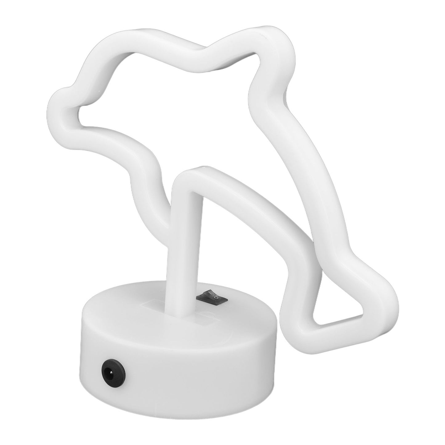 LED Dolphin Neon Light USB Or Battery Powered Unique Room Decoration Accessory with Base
