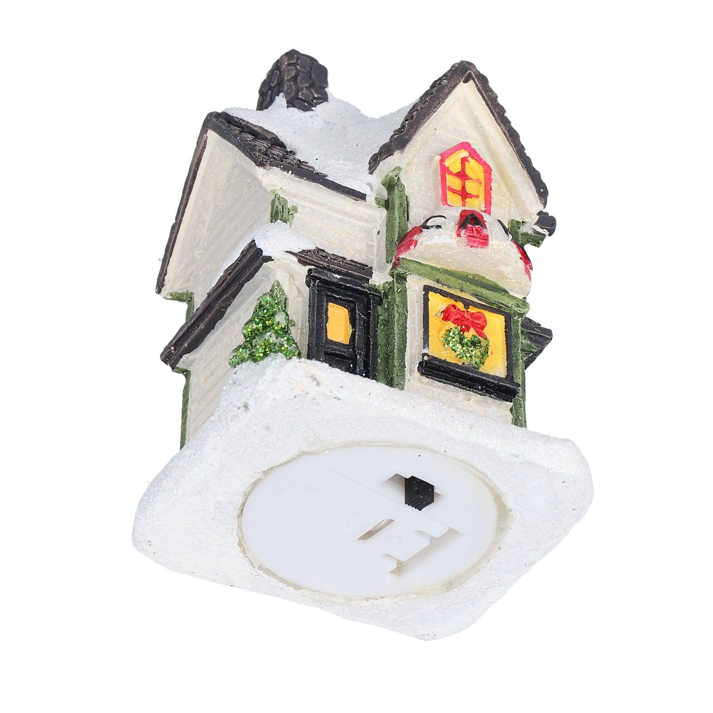 Christmas Village House LED Christmas Resin Light House with LED Light Battery Operated
