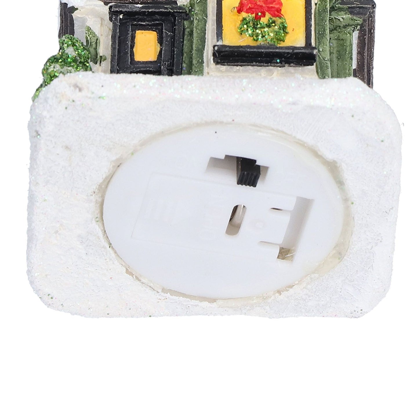 Christmas Village House LED Christmas Resin Light House with LED Light Battery Operated