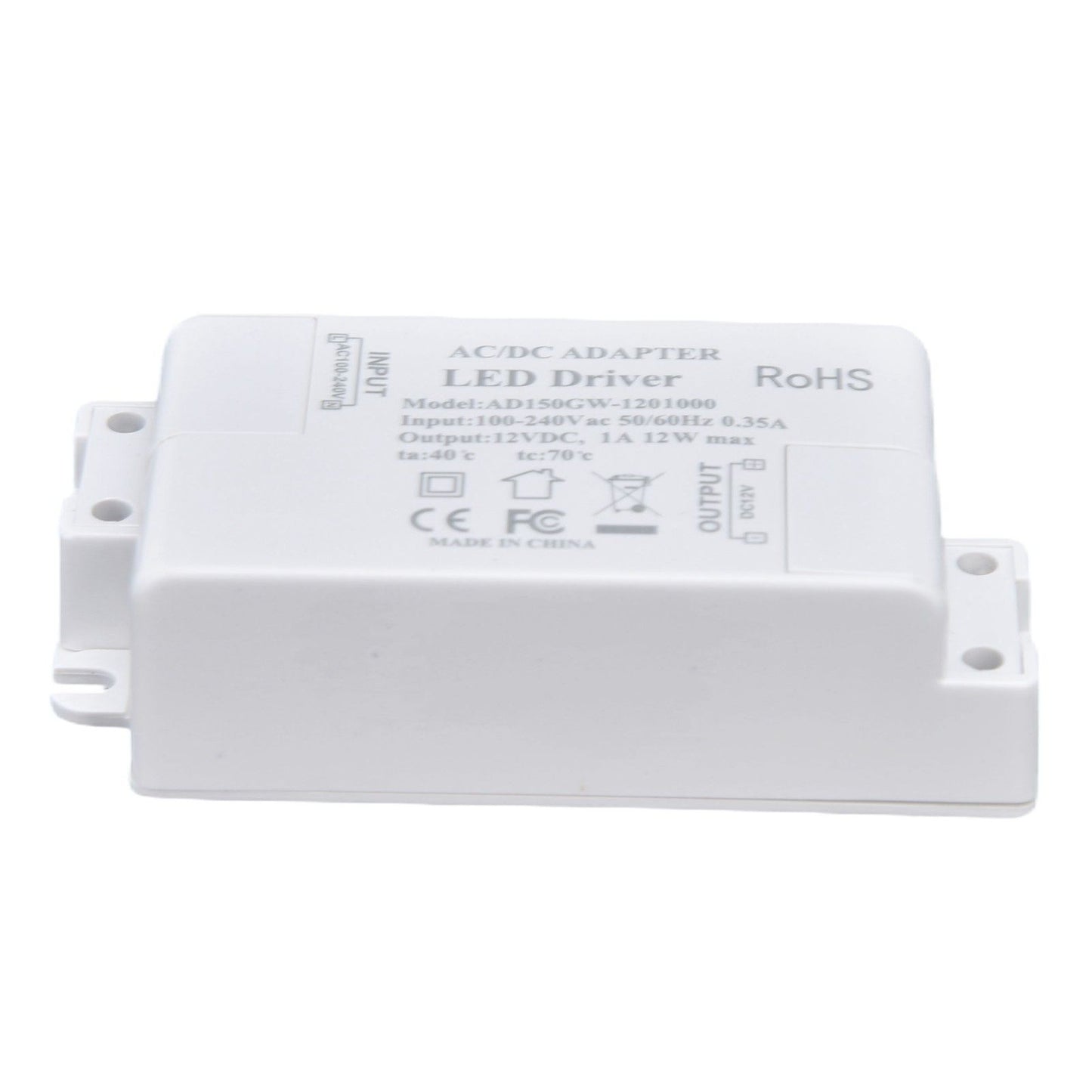 LED Drive Power Transformer LED Drive Power AC100‑240V/0.35A DC12V/1A 12W for G4 MR11 MR16