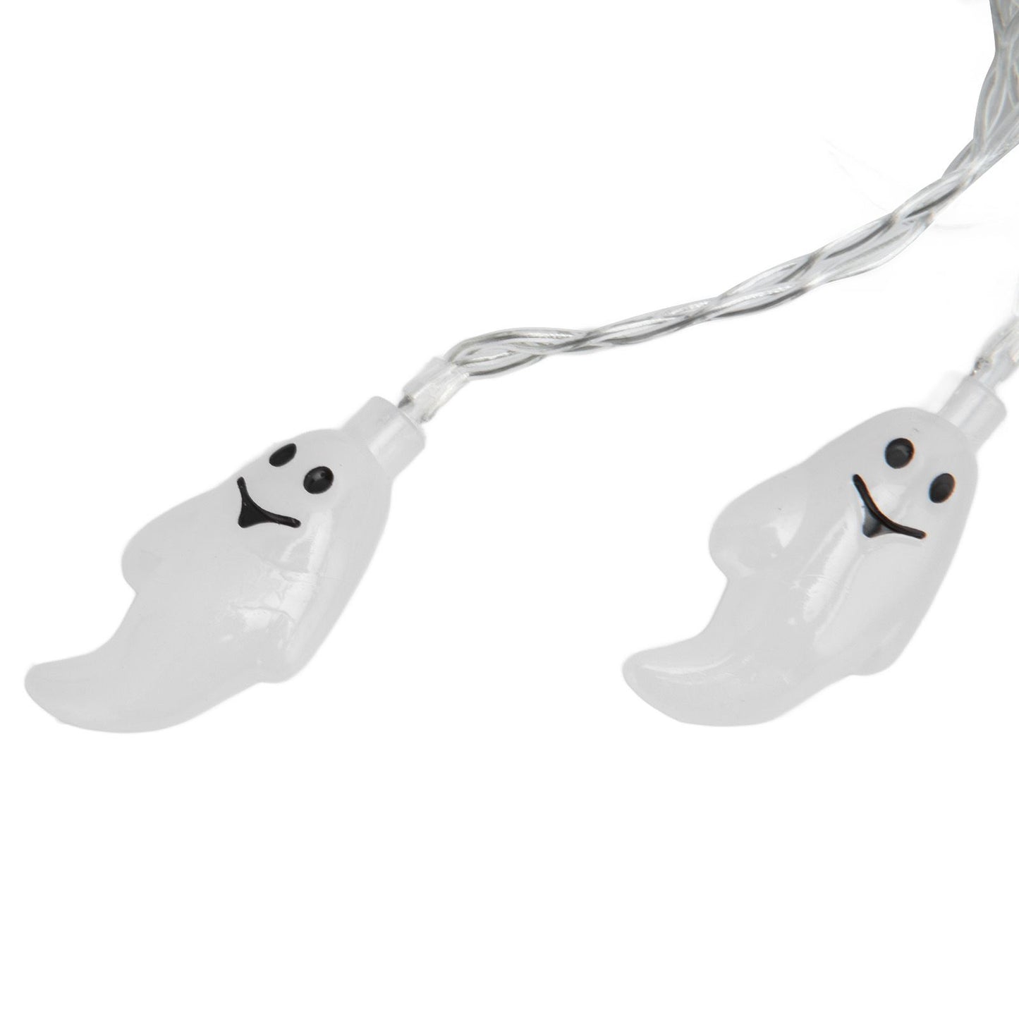 Halloween String Lights 10LED Battery Powered Decorative Ghost String Lamps for Indoor Outdoor Party
