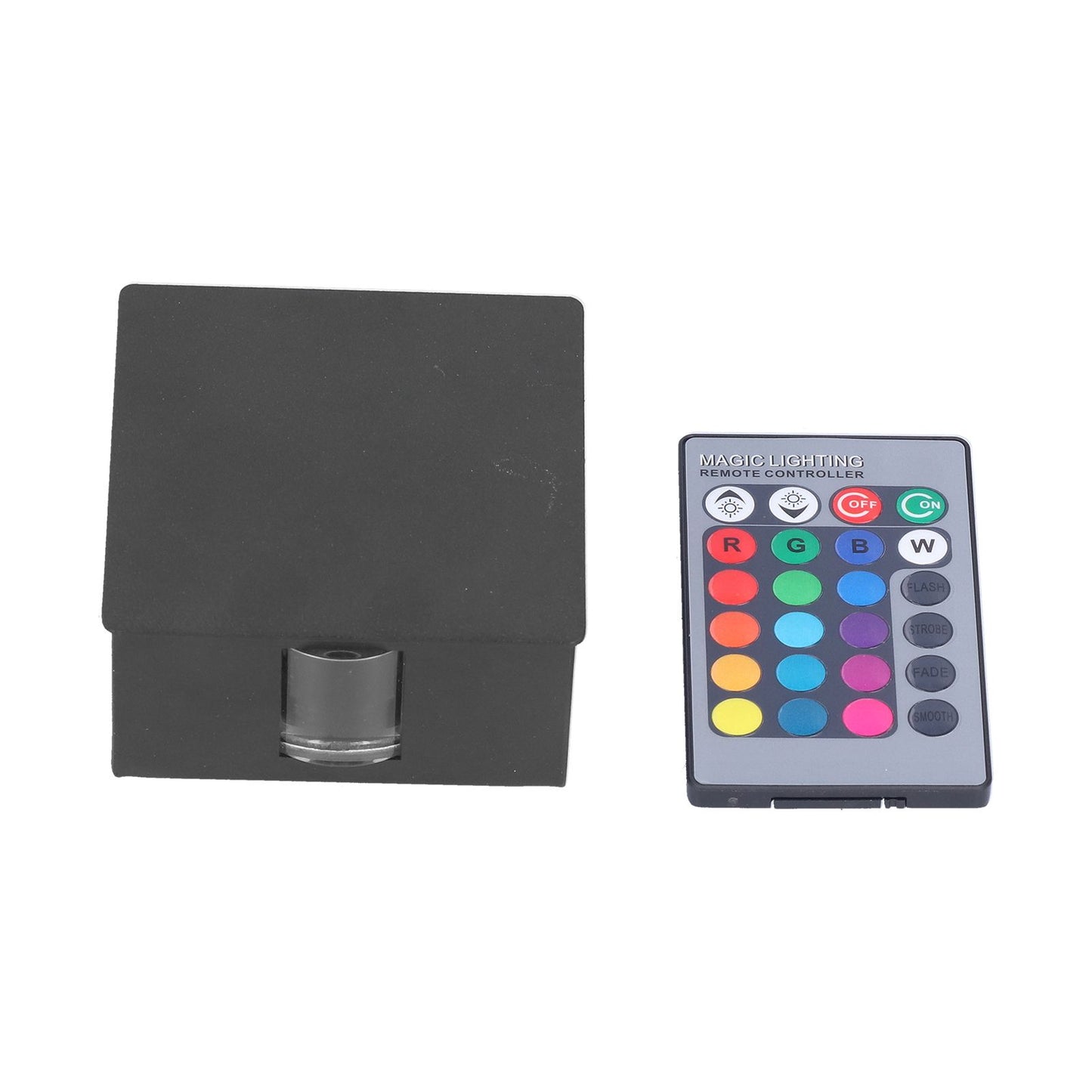 RGB Remote Control Wall Lamp 3W LED Modern Decorative Light for Living Room Hotel Villa KTV