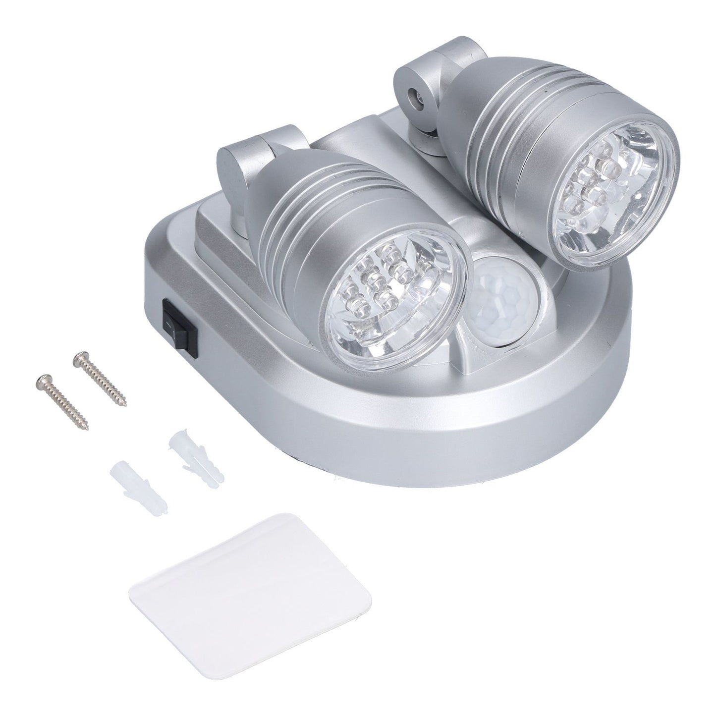 Adjustable Sensor Light Double Head Infrared Induction Motion Sensor Lamp LED Night Light