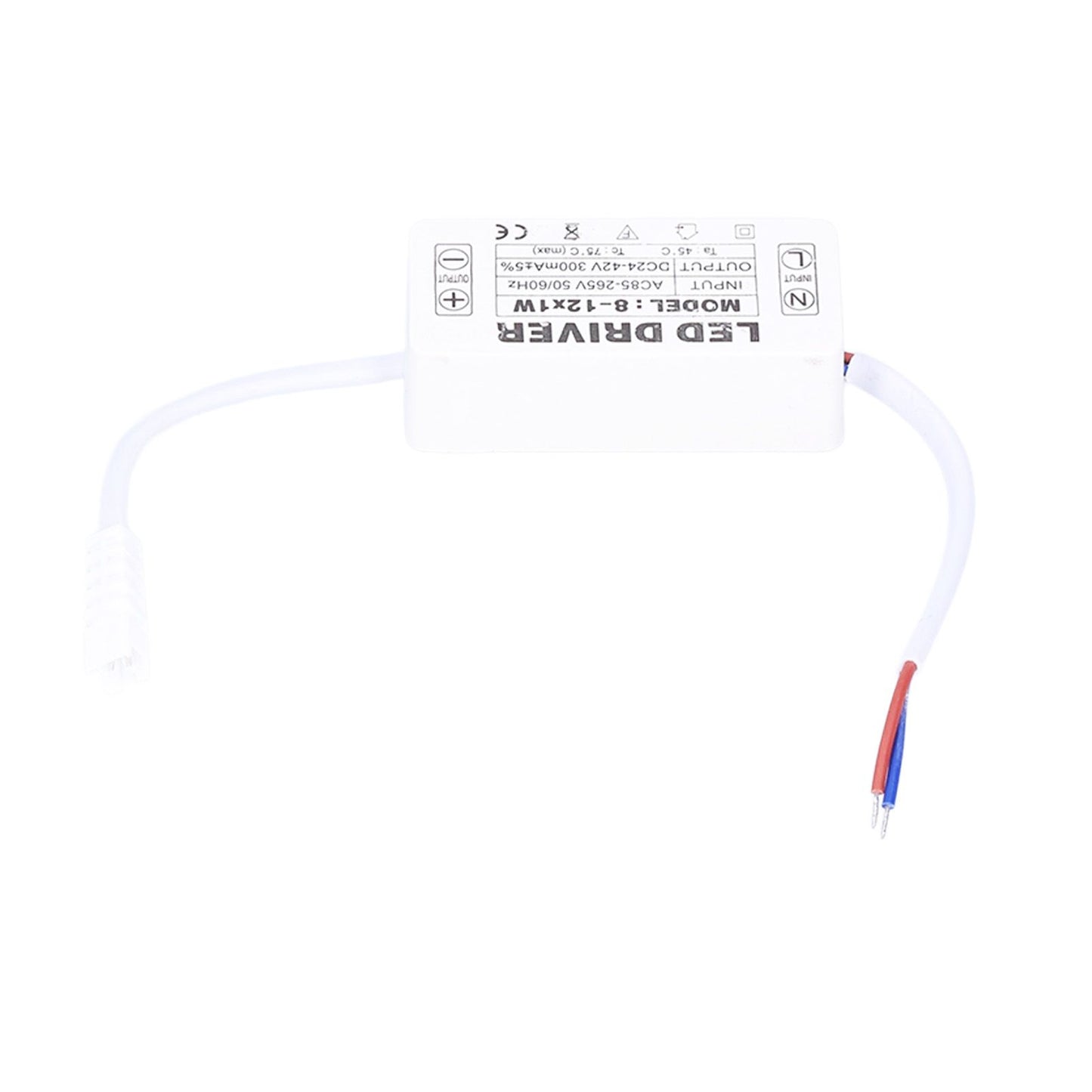 LED Driver 300mA Constant Current Transformer DC24‑42V Lamp Power Supply Driver AC85‑265V