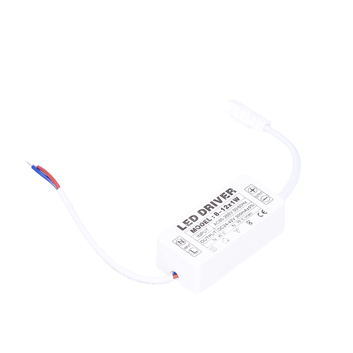 LED Driver 300mA Constant Current Transformer DC24‑42V Lamp Power Supply Driver AC85‑265V