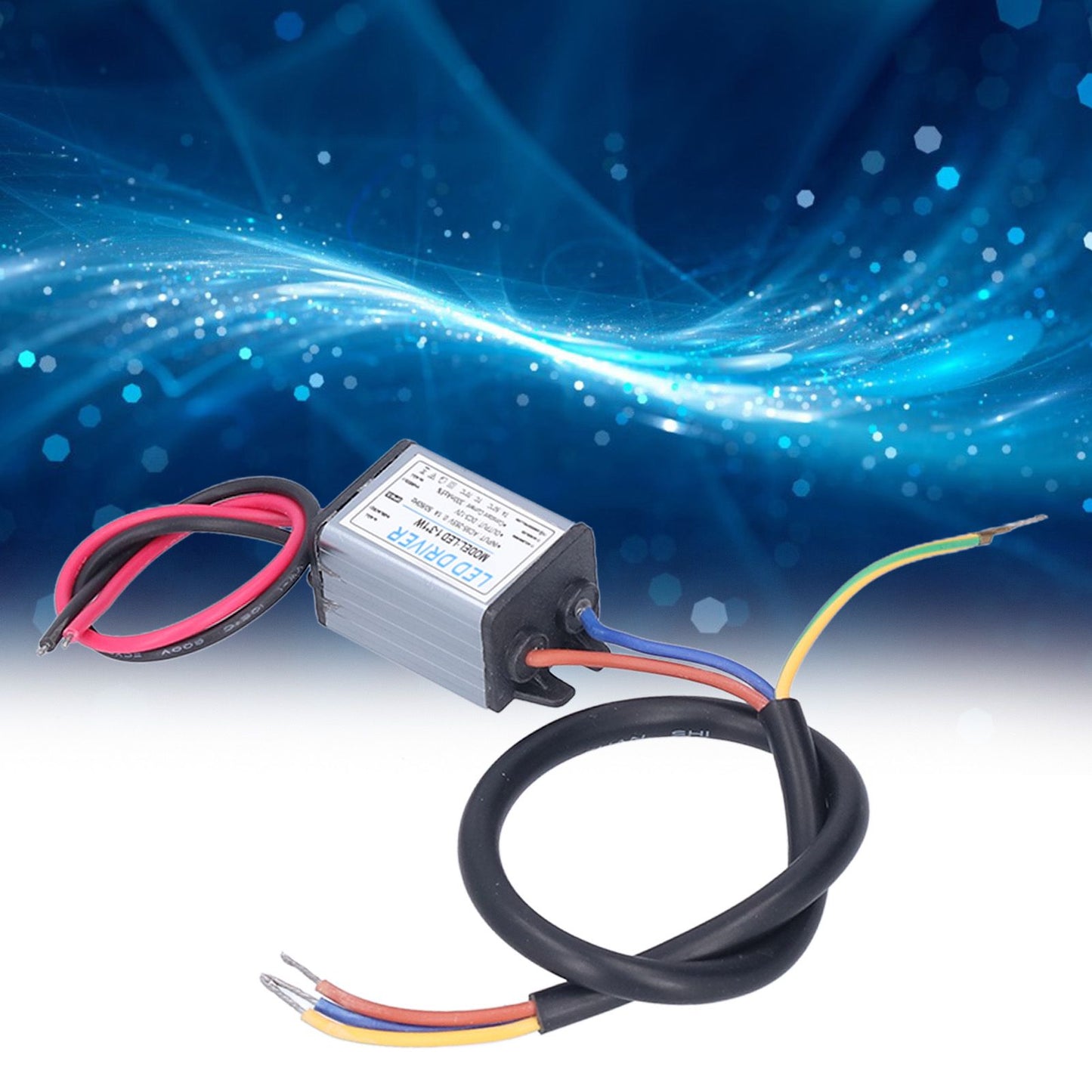 LED Driver DC3‑12V 300mA Constant Voltage Lamp Transformer Power Supply Driver AC95‑265V