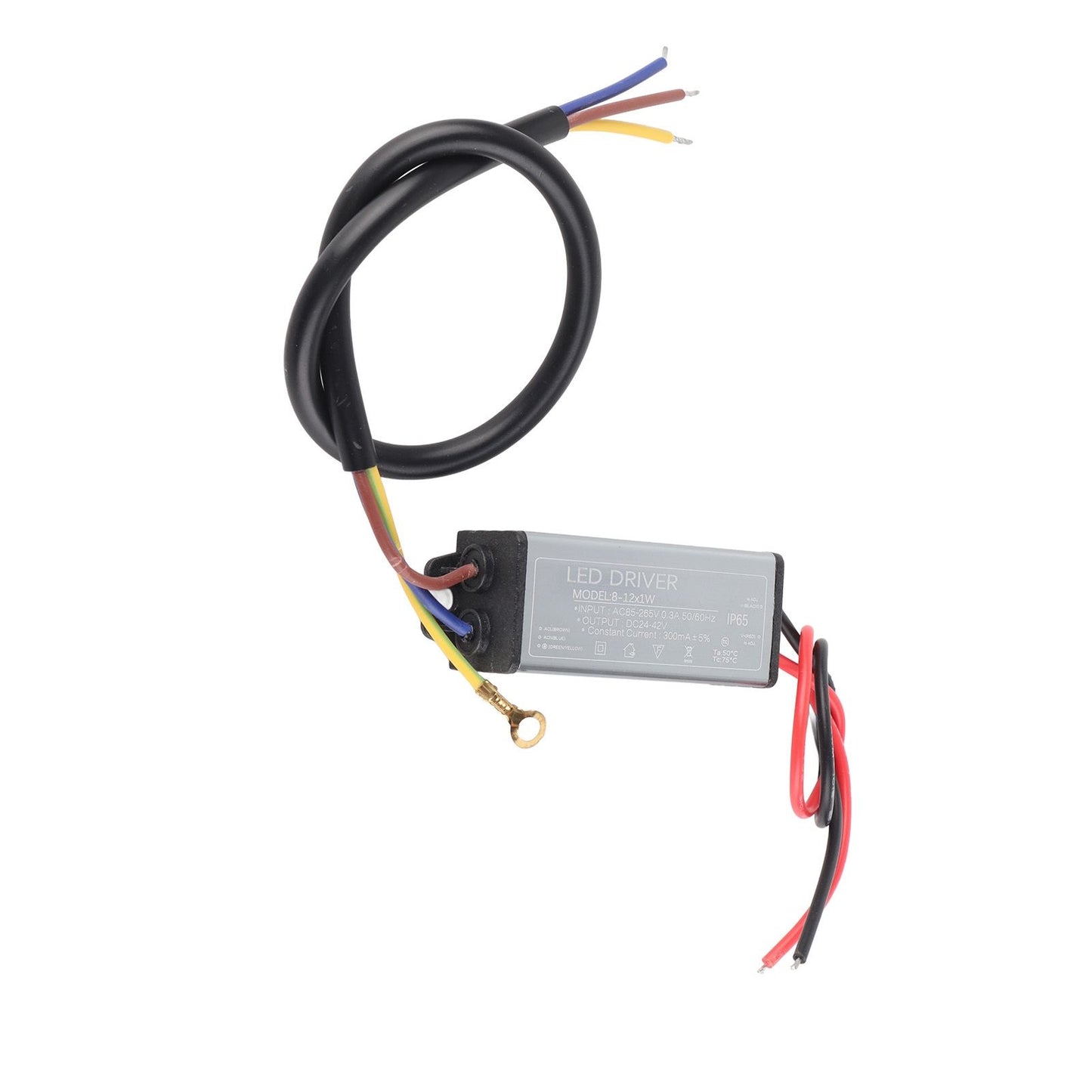 LED Driver 300mA AC95‑265V DC24‑42V Lamp Power Transformer IP65 Waterproof for G4 MR11 MR16 Lights