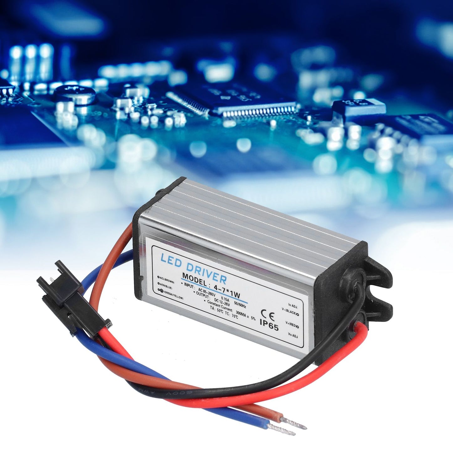 LED Driver IP65 Waterproof Over Temperature Protection Aluminum Housing Constant Current LED Drive