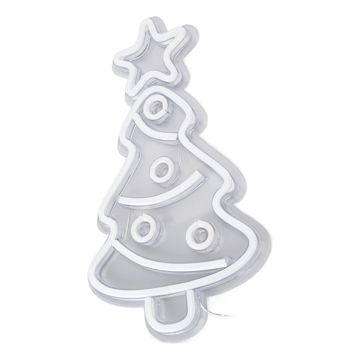 Xmas Tree Neon Light LED Neon Sign Light Wall Decor Art for Kids' Room Birthday Party Decor