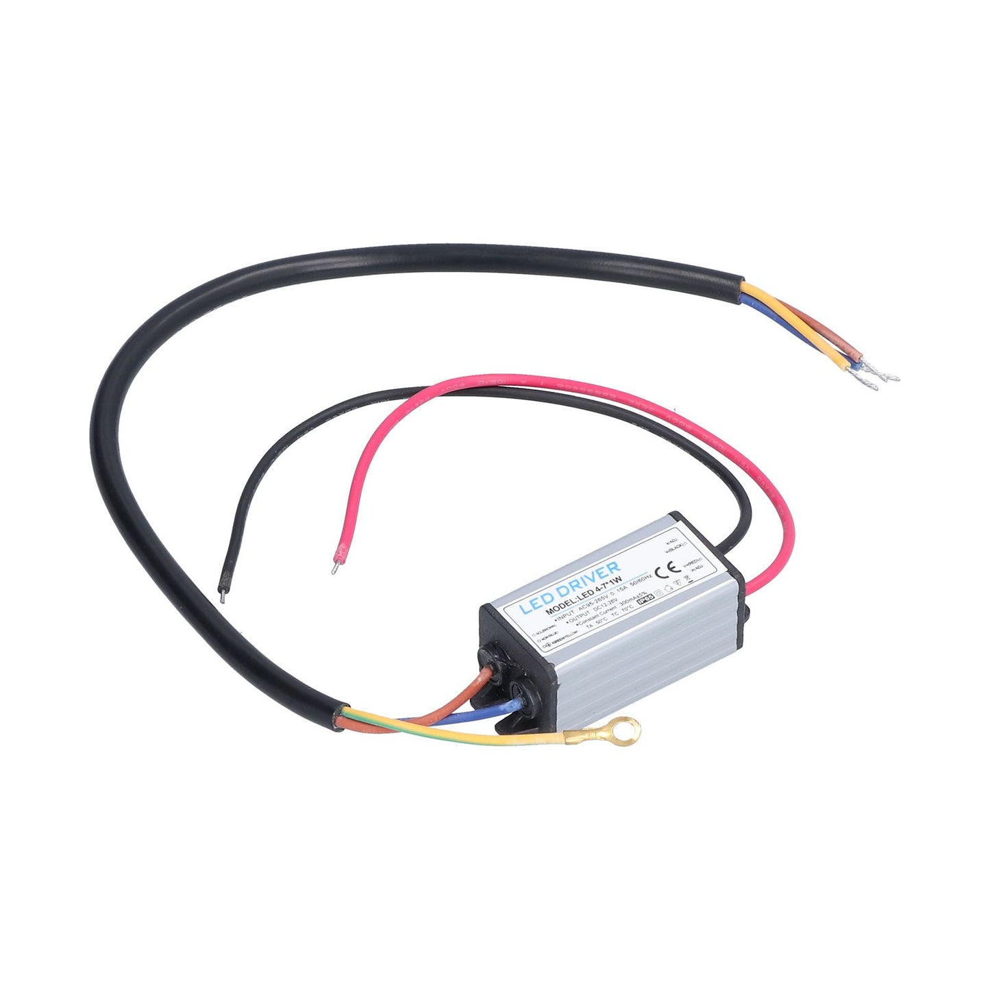 LED Driver AC 95‑265V to DC 12‑26V 300mA Power Supply Lighting Transformer IP65 Protection