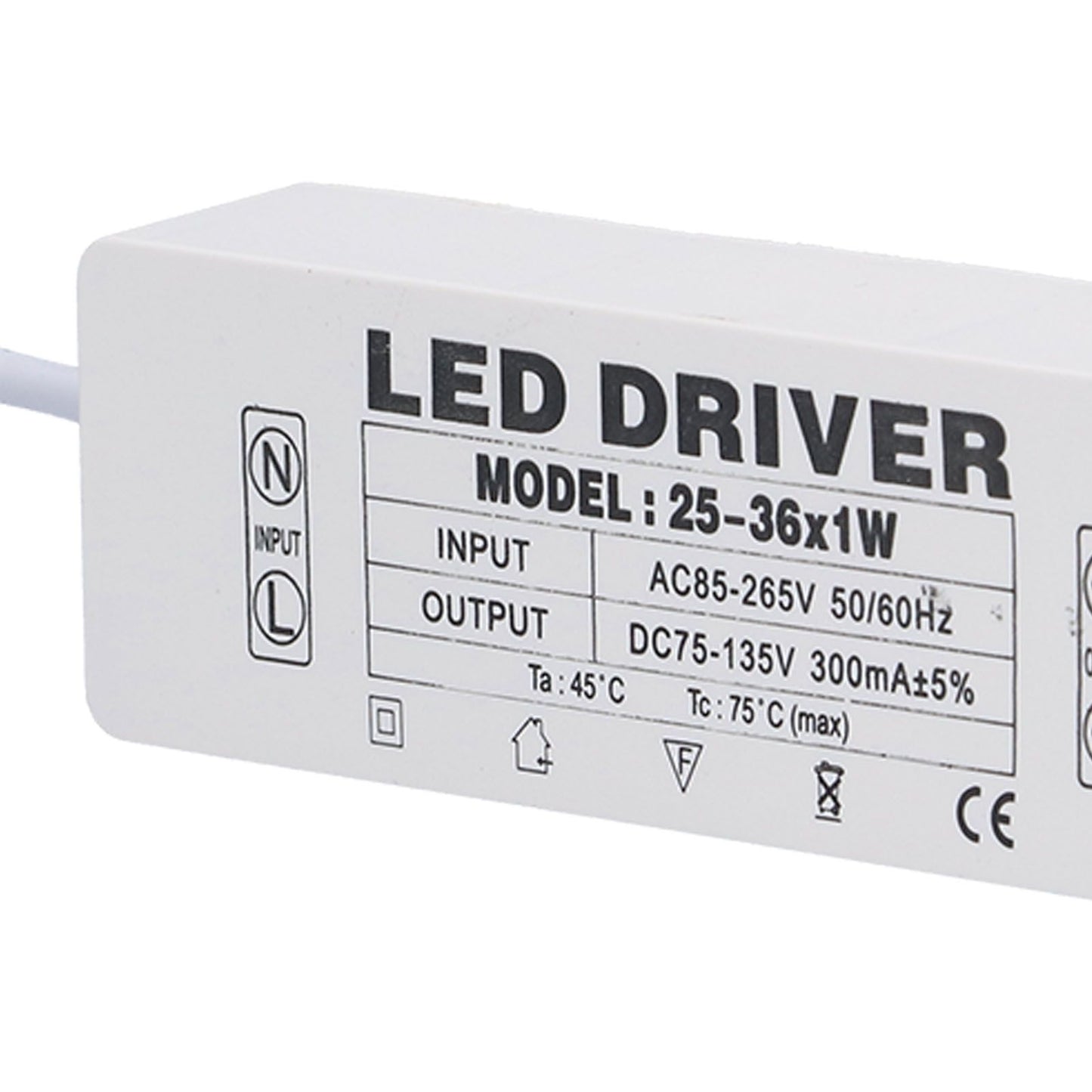 LED Driver Protection Function Good Heat Dissipation Small Size Convenient Use DIY Power Drive Connector for Household