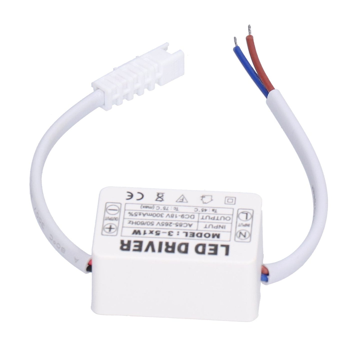 LED Driver 300mA 9‑18VDC Small Size Easy Installation Good Heat Dissipation LED Transformer for Home