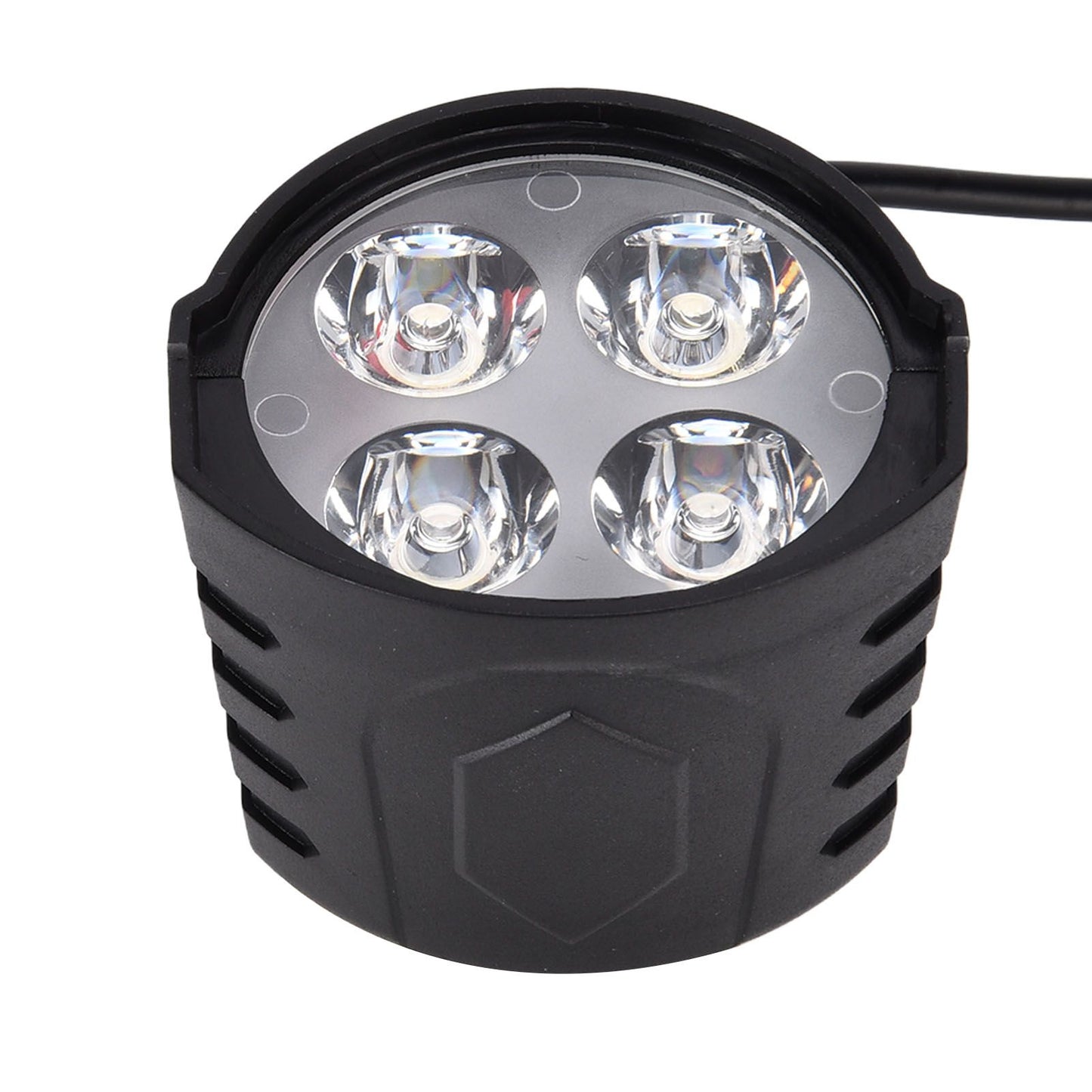 LED Headlights 2 in 1 Motorbike Horn Front Light for Scooter Electric Car Motorcycle 12-80V