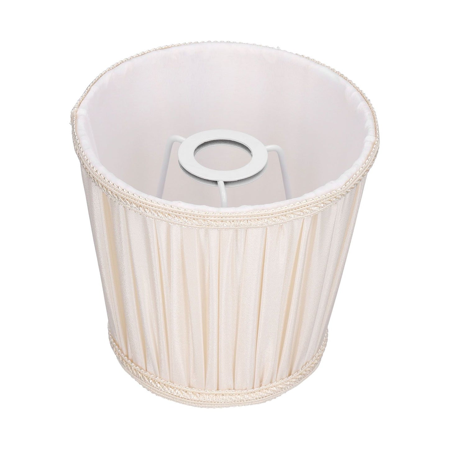 Cloth Lampshade Interventional Modern Decorative Fabric Table Lamp Cover for E14 BulbsApricot