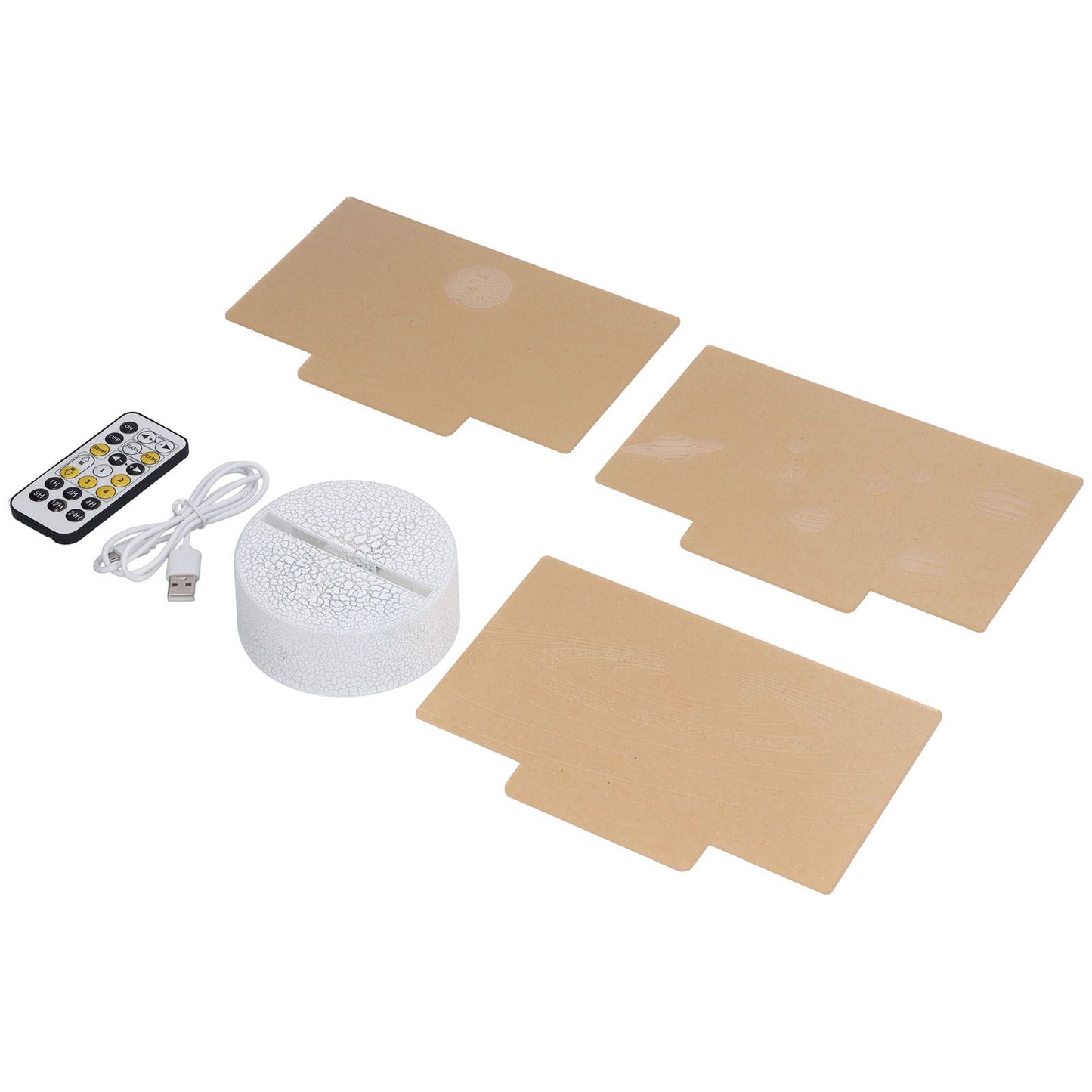 3D Night Light 16 Colors Dimmable Remote Control Smart Touch 3D Lamp for Birthday Gifts