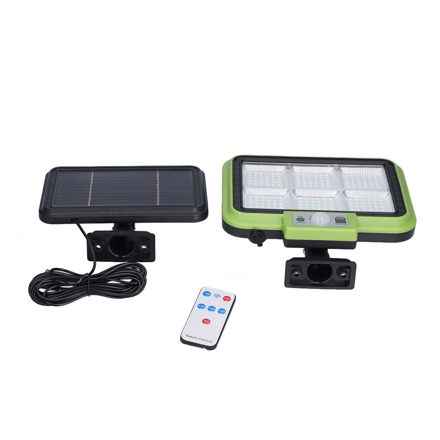 Solar Light Rotatable Panels Rechargeable Battery Motion Sensor Function Waterproof Lighting Device for Yards