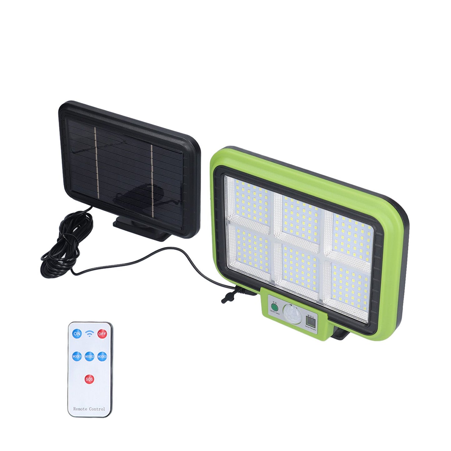 Solar Light Rotatable Panels Rechargeable Battery Motion Sensor Function Waterproof Lighting Device for Yards