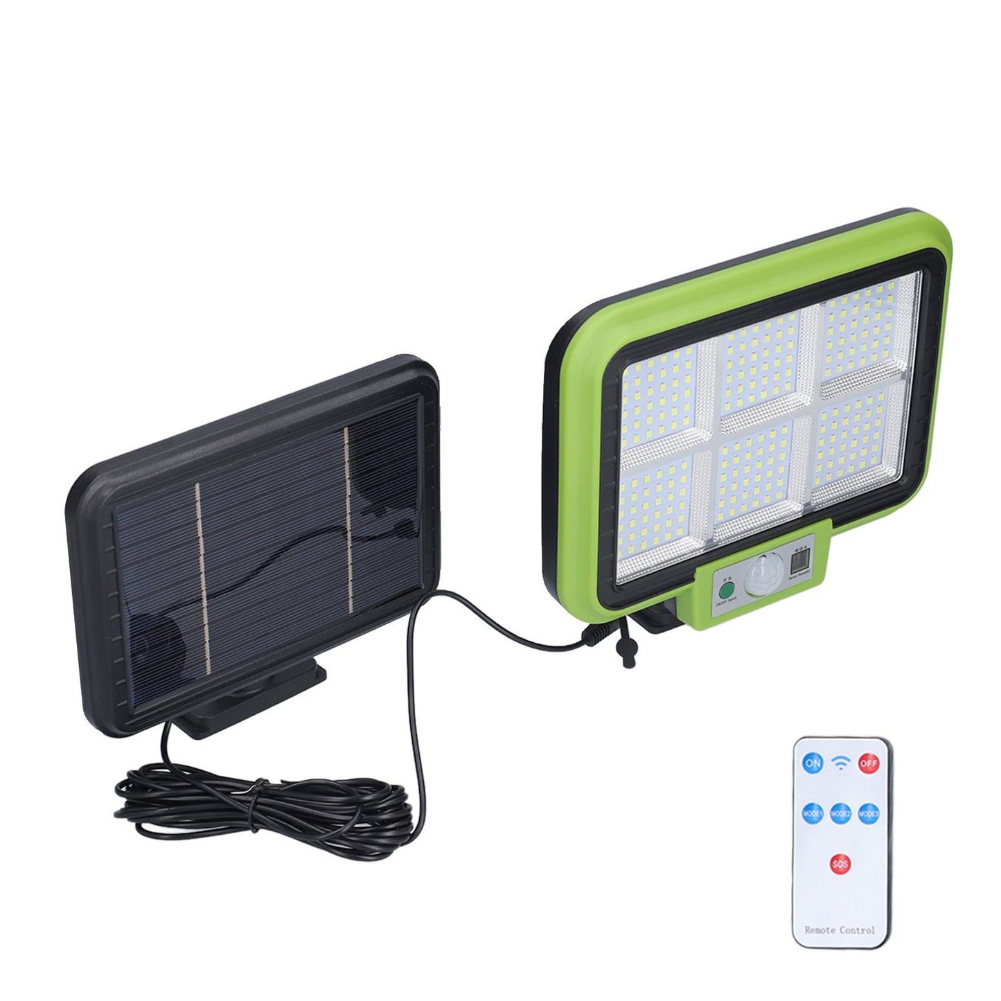 Solar Light Rotatable Panels Rechargeable Battery Motion Sensor Function Waterproof Lighting Device for Yards