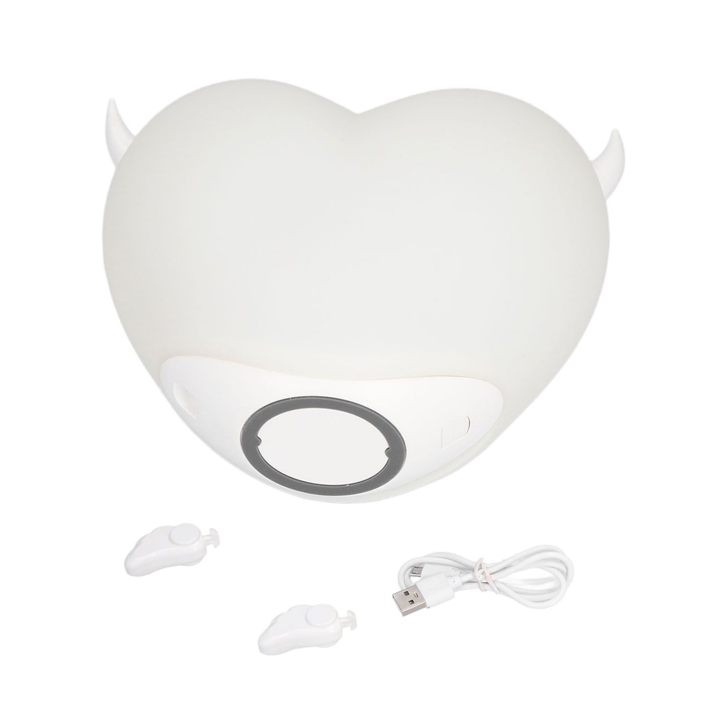 Heart Night Light Exquisite Appearance Rechargeable Battery Colorful Lights Mood Lighting