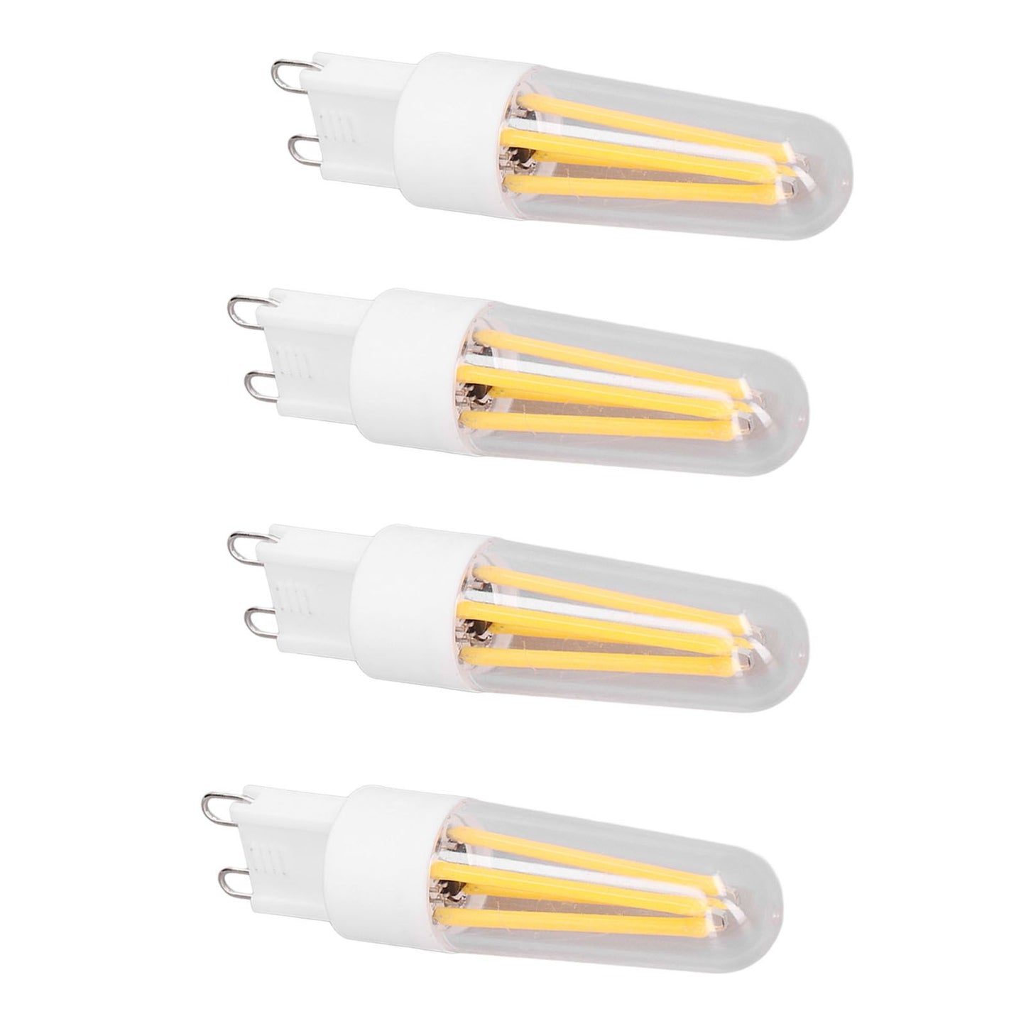 10Pcs G9 LED Bulb 3W 200LM Long Filament Bulbs for Chandelier Ceiling Lamp Table Lamp Warm White 220V