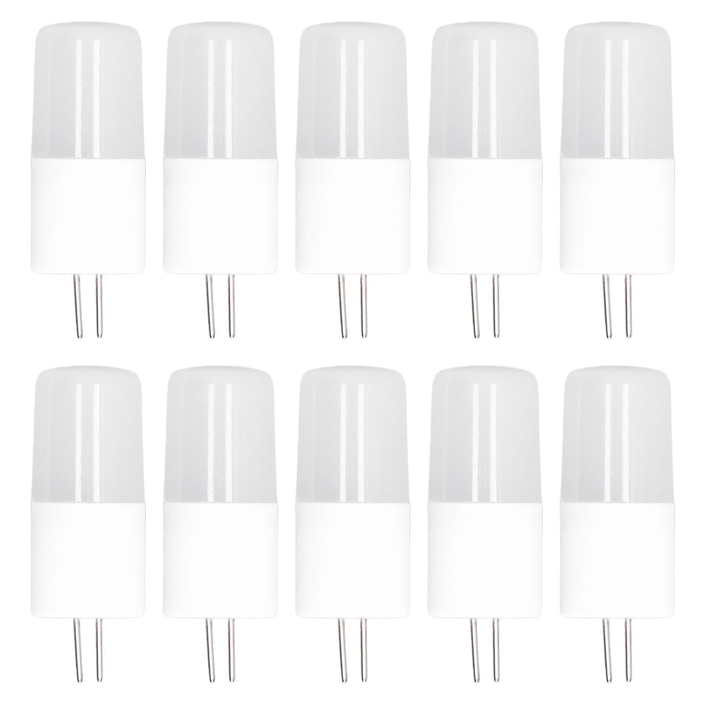 10PCS G4 Light Bulb Warm White LED Light Ceiling Lamp Bulb AC12V Wall Lamp Bulb for Living Room Office