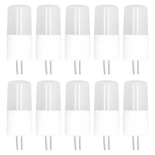 10PCS G4 Light Bulb Warm White LED Light Ceiling Lamp Bulb AC12V Wall Lamp Bulb for Living Room Office
